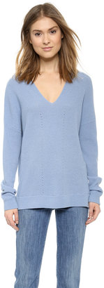 Vince Vee Layout Cashmere Sweater
