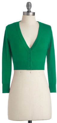 Mak The Dream of the Crop Cardigan in Kelly Green