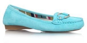 Anne Klein Turquoise 'Pythia6' flat loafer shoes