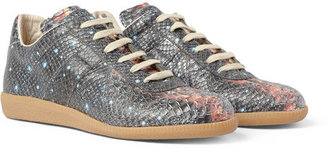 Maison Martin Margiela 7812 Maison Martin Margiela Galaxy-Print Leather Sneakers