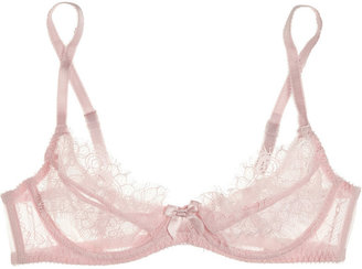 L'Agent by Agent Provocateur Idalia lace-trimmed stretch-tulle underwired bra