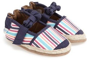 Robeez 'Colorful Espadrille' Crib Shoe (Baby & Walker)