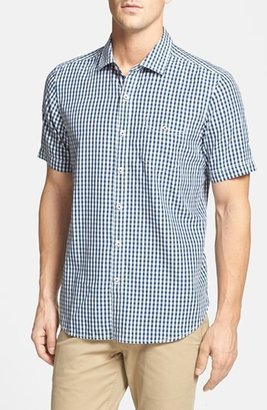 Tommy Bahama 'Gregory' Island Modern Fit Short Sleeve Check Sport Shirt