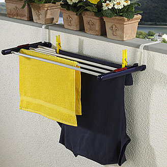 Leifheit 4-Rod Over-the-Door Clothes Drying Rack