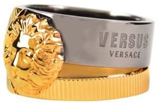 Versace Versus VERSUS X Anthony Vaccarello Lion Head Dual Band Ring