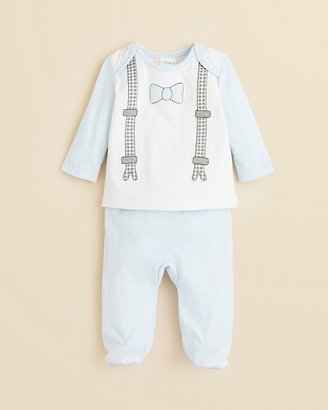 Absorba Infant Boys' Bowtie Top & Footed Pants Set - Sizes 0-9 Months