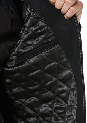 Perry Ellis Zip Front Wool Melton Portfolio Jacket