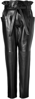 Emilio Pucci Leather Harem Pants