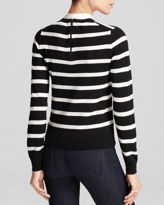 Alice + Olivia Sweater - Striped Collared