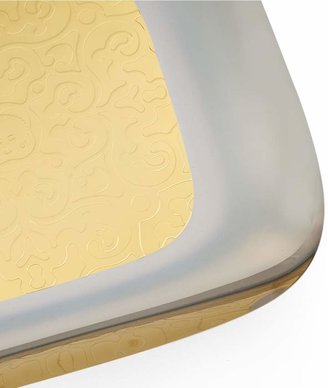 Alessi Dressed 24 Karat Gold-Plated Square Tray