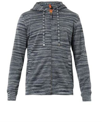 Missoni Striped zip-up cotton sweatshirt
