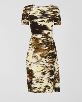 Jaeger Blurred Print Dress