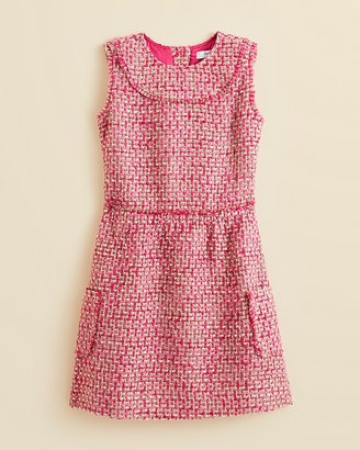 Brooks Brothers Girls' Boucle Yarn Shift Dress - Sizes 4-16