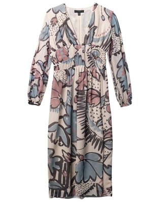 Burberry Floral-print silk-georgette dress
