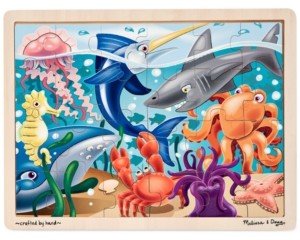 Melissa & Doug Kids Toy, Under the Sea 24-Piece Jigsaw Puzzle