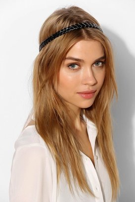 Urban Outfitters Braided Leather Headwrap