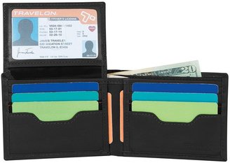Travelon Safe ID Accent Deluxe RFID-Blocking Bifold Wallet