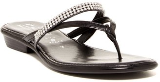 Italian Shoemakers Embellished Thong Sandal