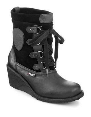 Pajar Donya Wedge Lace-up Boots --