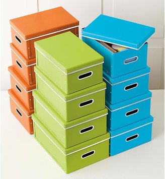 Container Store Store Anywhere Boxes Orange Set of 4