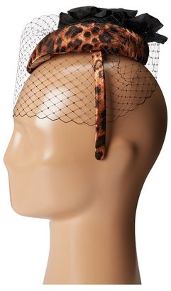 Scala Leopard Pillbox Headband