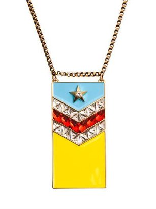 Lanvin Calvi flag necklace