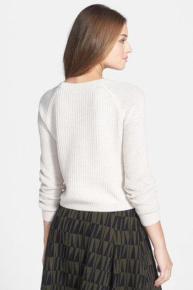 Halogen Stitch Detail Cotton Sweater