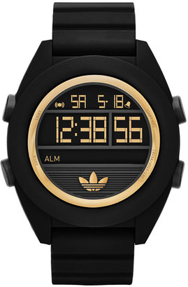 adidas Unisex Digital Calgary Black Silicone Strap Watch 50mm ADH2911