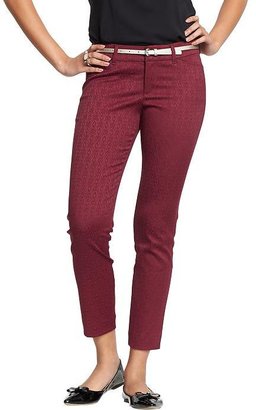 Old Navy Women's The Pixie Foil-Print Ankle Pants
