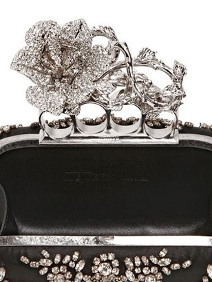 Alexander McQueen Embellished Duchesse Knucklebox Clutch