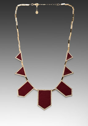 House Of Harlow Pave Five Station Necklace