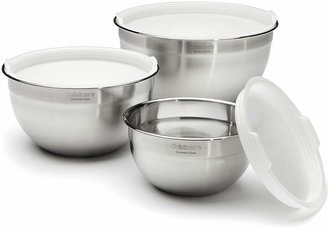 Cuisinart 3-pc. Stainless Steel Mixing Bowls with Lids Set