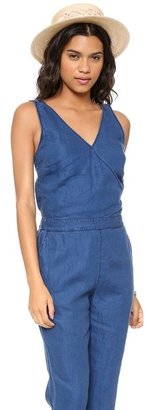 Madewell Crossback Chambray Jumpsuit