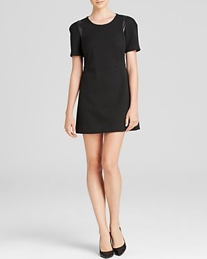 Milly Dress - Margot Short Sleeve Double Face Twill