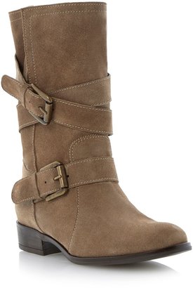 Dune Reo Suede Slouch Calf Boot