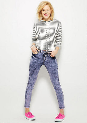 Delia's Liv High-Waist Jegging in Lilac Delight