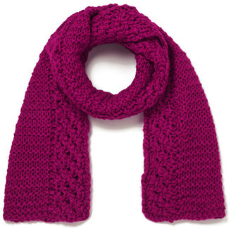 French Connection Fifi Knitted Scarf - Berry Punch