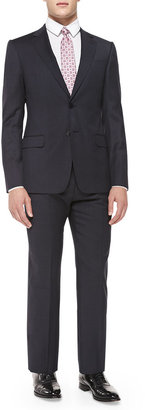 Armani Collezioni S-Line Solid Suit, Navy