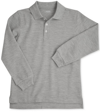 French Toast Little Boys' Uniform Regular Fit Long-Sleeved Pique Polo