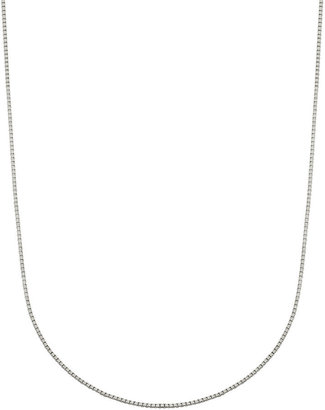 JCPenney FINE JEWELRY Infinite Gold 14K White Gold 18 Box Chain Necklace