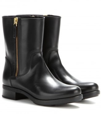 Moncler Sophie Leather Boots