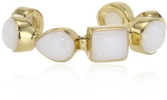 Isharya White Jade Cuff Bracelet, 6.3"