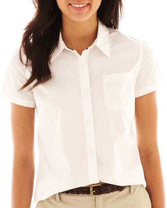 Arizona Short-Sleeve Button-Front Uniform Shirt