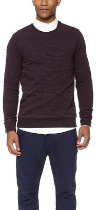 Scotch & Soda Long Sleeve Quilted T-Shirt