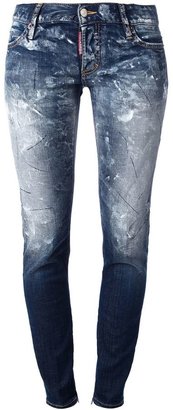 DSquared 1090 DSQUARED2 distressed skinny jeans