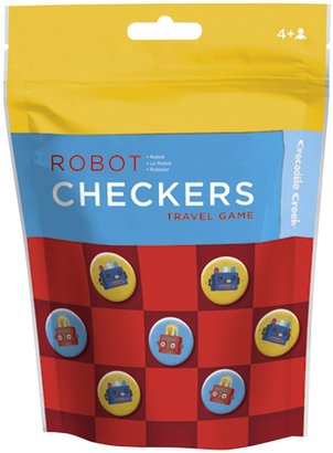 Crocodile Creek Pouch Game Checkers/Robot