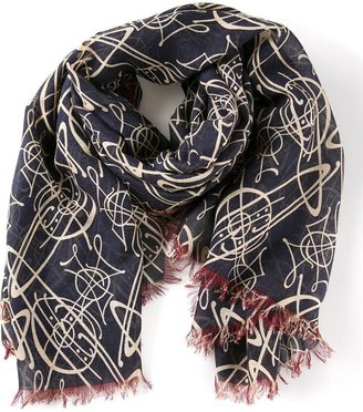 Vivienne Westwood 'Graffiti Orb' scarf