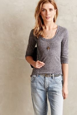 Anthropologie Frosted Heather Tee
