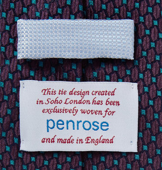 Penrose Patterned Silk Tie