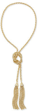 Kendra Scott Jackie Gold-Plated Tie Necklace
